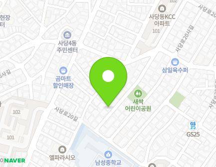 28 Sadang-ro 20da-gil, Dongjak-gu, Seoul, Republic of Korea Map