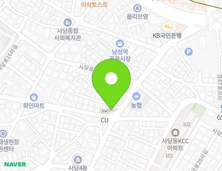 44 Sadang-ro 16-gil, Dongjak-gu, Seoul, Republic of Korea Map