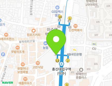 117-3 Dongjak-daero, Dongjak-gu, Seoul, Republic of Korea Map