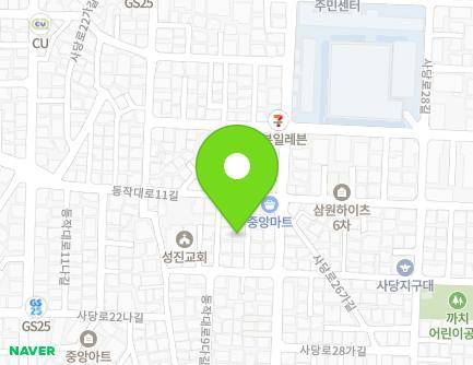 68-7 Dongjak-daero 9-gil, Dongjak-gu, Seoul, Republic of Korea Map