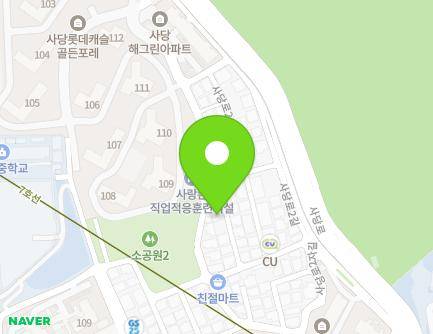 14-9 Sadang-ro 2a-gil, Dongjak-gu, Seoul, Republic of Korea Map