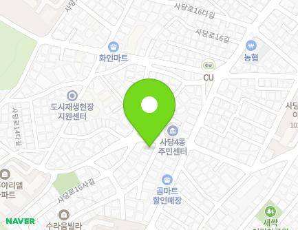 2 Sadang-ro 16ja-gil, Dongjak-gu, Seoul, Republic of Korea Map