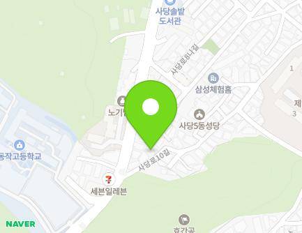 96 Sadang-ro 10-gil, Dongjak-gu, Seoul, Republic of Korea Map