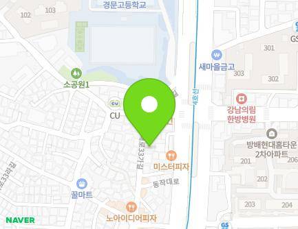 22 Dongjak-daero 33ga-gil, Dongjak-gu, Seoul, Republic of Korea Map