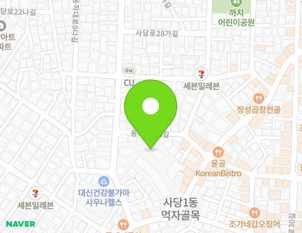 64 Dongjak-daero 7-gil, Dongjak-gu, Seoul, Republic of Korea Map