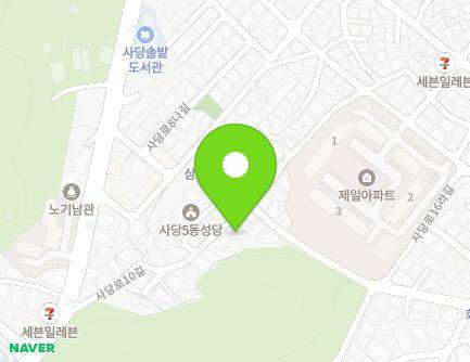 73 Sadang-ro 10-gil, Dongjak-gu, Seoul, Republic of Korea Map