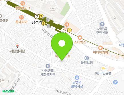 13 Sadang-ro 14-gil, Dongjak-gu, Seoul, Republic of Korea Map