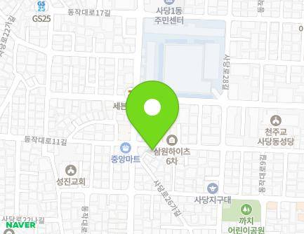 55 Dongjak-daero 11-gil, Dongjak-gu, Seoul, Republic of Korea Map