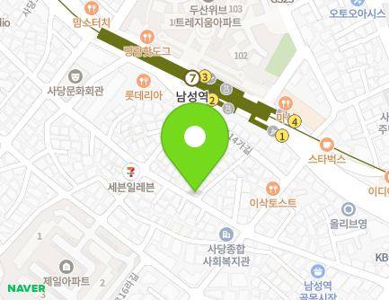 46 Sadang-ro 16ga-gil, Dongjak-gu, Seoul, Republic of Korea Map