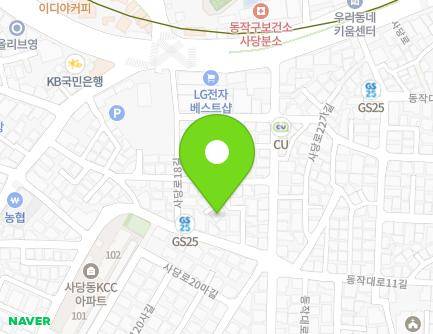 7-3 Sadang-ro 20ga-gil, Dongjak-gu, Seoul, Republic of Korea Map