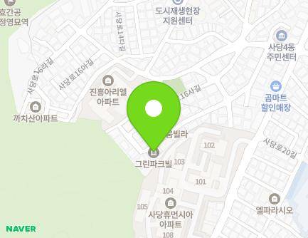 41 Sadang-ro 16ja-gil, Dongjak-gu, Seoul, Republic of Korea Map