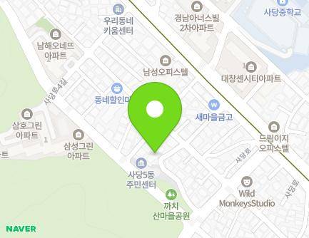 66-2 Sadang-ro 2cha-gil, Dongjak-gu, Seoul, Republic of Korea Map