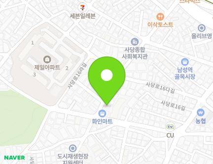 47 Sadang-ro 14-gil, Dongjak-gu, Seoul, Republic of Korea Map