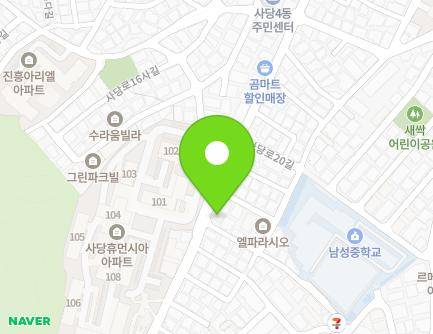 107 Sadang-ro 16-gil, Dongjak-gu, Seoul, Republic of Korea Map