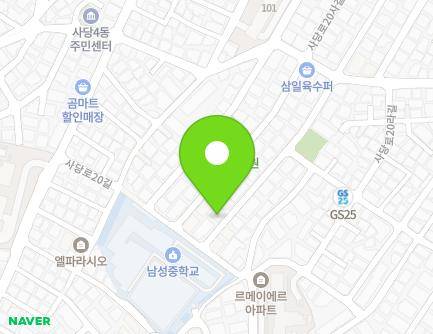 30 Sadang-ro 20ba-gil, Dongjak-gu, Seoul, Republic of Korea Map