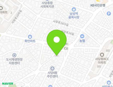 13 Sadang-ro 16ba-gil, Dongjak-gu, Seoul, Republic of Korea Map