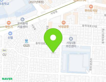 33-8 Dongjak-daero 17-gil, Dongjak-gu, Seoul, Republic of Korea Map