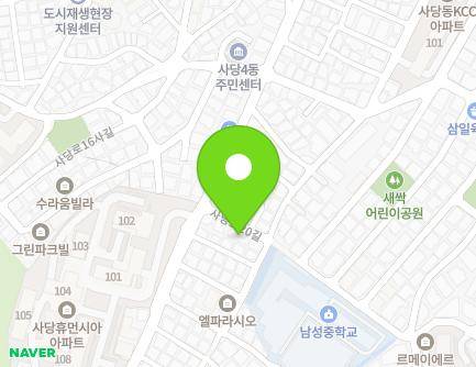 165 Sadang-ro 20-gil, Dongjak-gu, Seoul, Republic of Korea Map