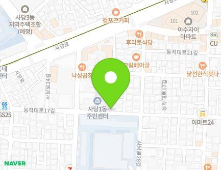 26 Dongjak-daero 17-gil, Dongjak-gu, Seoul, Republic of Korea Map