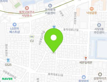 30 Sadang-ro 22-gil, Dongjak-gu, Seoul, Republic of Korea Map
