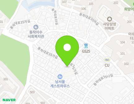 77 Dongjak-daero 35ga-gil, Dongjak-gu, Seoul, Republic of Korea Map