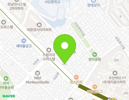 185-1 Sadang-ro, Dongjak-gu, Seoul, Republic of Korea Map