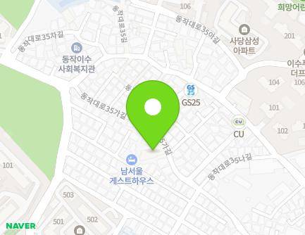 73 Dongjak-daero 35ga-gil, Dongjak-gu, Seoul, Republic of Korea Map