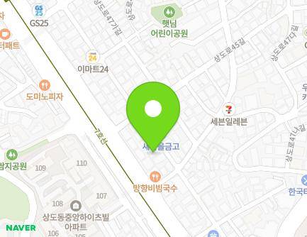 44 Sangdo-ro 37-gil, Dongjak-gu, Seoul, Republic of Korea Map