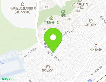 26 Sangdo-ro 15ma-gil, Dongjak-gu, Seoul, Republic of Korea Map