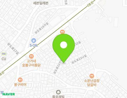 21-1 Sangdo-ro 22ga-gil, Dongjak-gu, Seoul, Republic of Korea Map