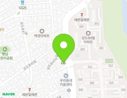 45 Sangdo-ro 53-gil, Dongjak-gu, Seoul, Republic of Korea Map