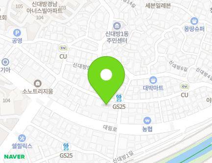 35 Sindaebang 3-gil, Dongjak-gu, Seoul, Republic of Korea Map