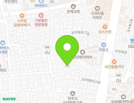 24 Boramae-ro 13-gil, Dongjak-gu, Seoul, Republic of Korea Map