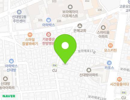 42 Boramae-ro 15-gil, Dongjak-gu, Seoul, Republic of Korea Map