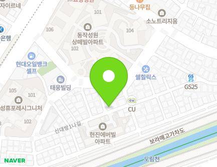 38 Sindaebang 1na-gil, Dongjak-gu, Seoul, Republic of Korea Map