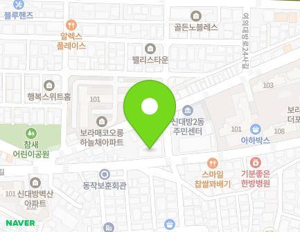 73 Yeouidaebang-ro 22-gil, Dongjak-gu, Seoul, Republic of Korea Map