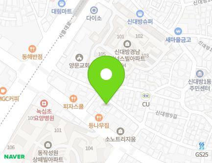71 Sindaebang 3-gil, Dongjak-gu, Seoul, Republic of Korea Map