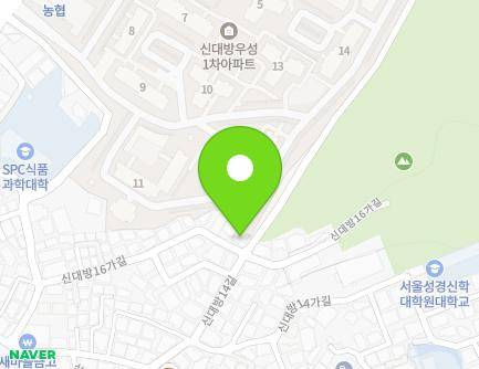 35 Sindaebang 16ga-gil, Dongjak-gu, Seoul, Republic of Korea Map