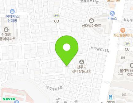 25 Boramae-ro 11-gil, Dongjak-gu, Seoul, Republic of Korea Map