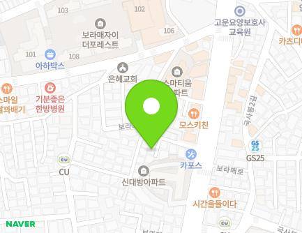 11 Boramae-ro 15-gil, Dongjak-gu, Seoul, Republic of Korea Map