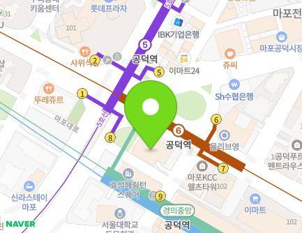 192 Baekbeom-ro, Mapo-gu, Seoul, Republic of Korea Map