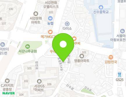 18-10 Tojeong-ro 14-gil, Mapo-gu, Seoul, Republic of Korea Map