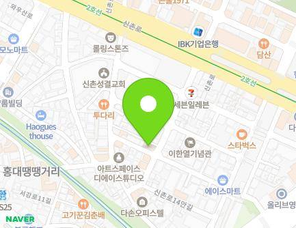 11 Sinchon-ro 12da-gil, Mapo-gu, Seoul, Republic of Korea Map