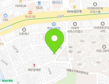 30 Sinchon-ro 26-gil, Mapo-gu, Seoul, Republic of Korea Map