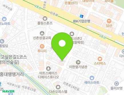 24 Sinchon-ro 14-gil, Mapo-gu, Seoul, Republic of Korea Map
