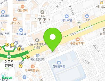 118 Sinchon-ro, Mapo-gu, Seoul, Republic of Korea Map