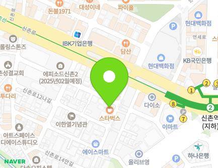 10 Sinchon-ro 16-gil, Mapo-gu, Seoul, Republic of Korea Map