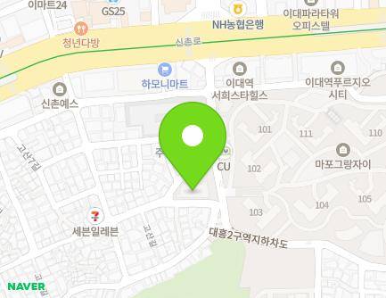 105 Gosan-gil, Mapo-gu, Seoul, Republic of Korea Map