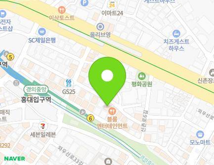 40 Sinchon-ro 2an-gil, Mapo-gu, Seoul, Republic of Korea Map