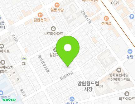 35-5 Mangwon-ro 7-gil, Mapo-gu, Seoul, Republic of Korea Map